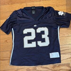 Adidas Navy Notre Dame Youth Jersey